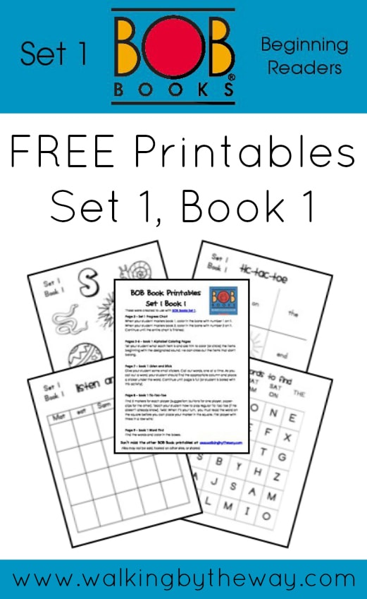 Bob Book Printables For Set 1 Book 8 Walking By The Way