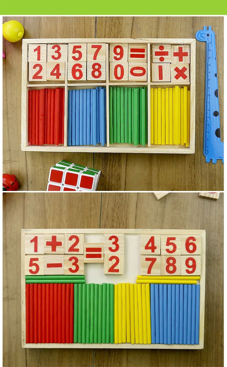 Boost Child Amp 39 S Math Skills Montessori Wooden Math Toys Temu