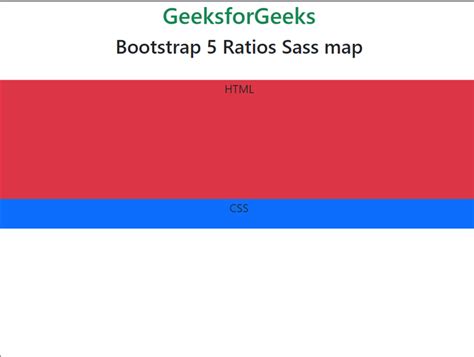 Bootstrap 5 Aspect Ratios Geeksforgeeks