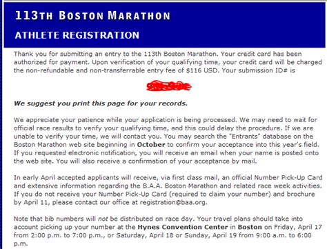 Boston Marathon Registration Complete Dc Rainmaker