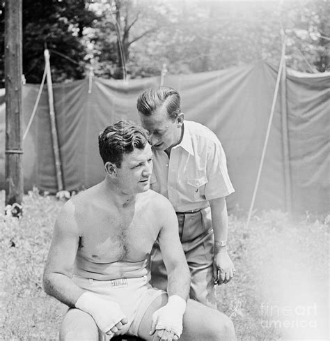 Boxer James Braddock And Manager Joe By Bettmann