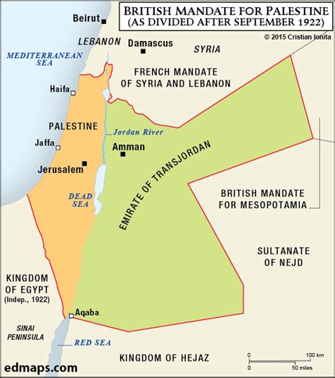 British Mandate For Palestine 1922 1948 Israel History Palestine