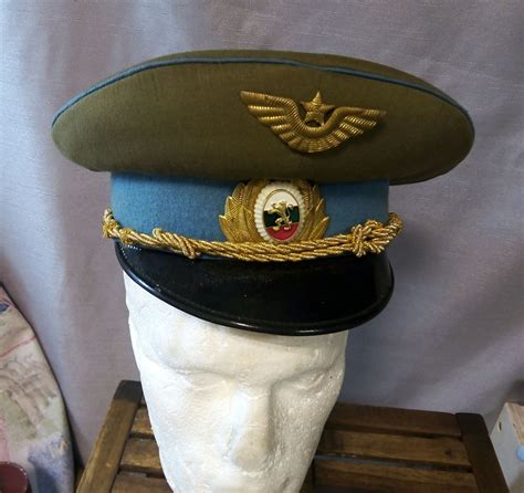 Bulgarian Air Force Officers Pilots Peak Cap Elephant Promotions