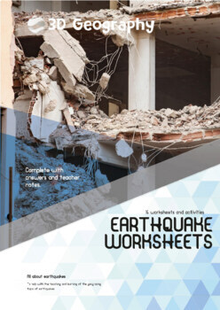 Bundle Earthquake And Volcano Worksheets With Answers By Ian Jeffery