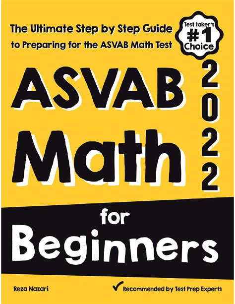 Buy Asvab Math Study Guide Step By Step Guide To Preparing For The Asvab Math Test Book By