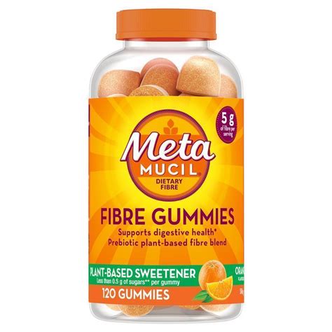 Buy Metamucil Fibre Gummies 120 Pack Online At Chemist Warehouse