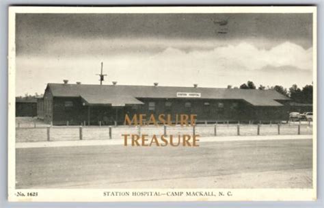 C 1940 Ww2 Camp Mackall Nc Station Hospital Xviii Airborne 82Nd Postcard P72d Ebay