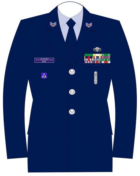 Cadet Male Blues Uniform Highlander Composite Squadron