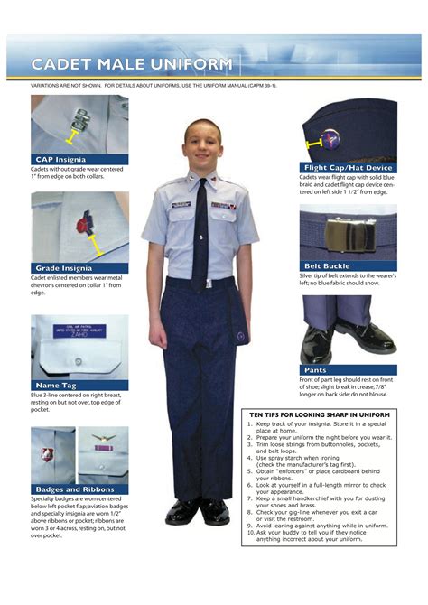 Cadet Uniform Guide