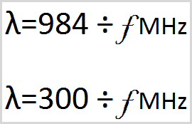 Calculating Rf Wavelengths