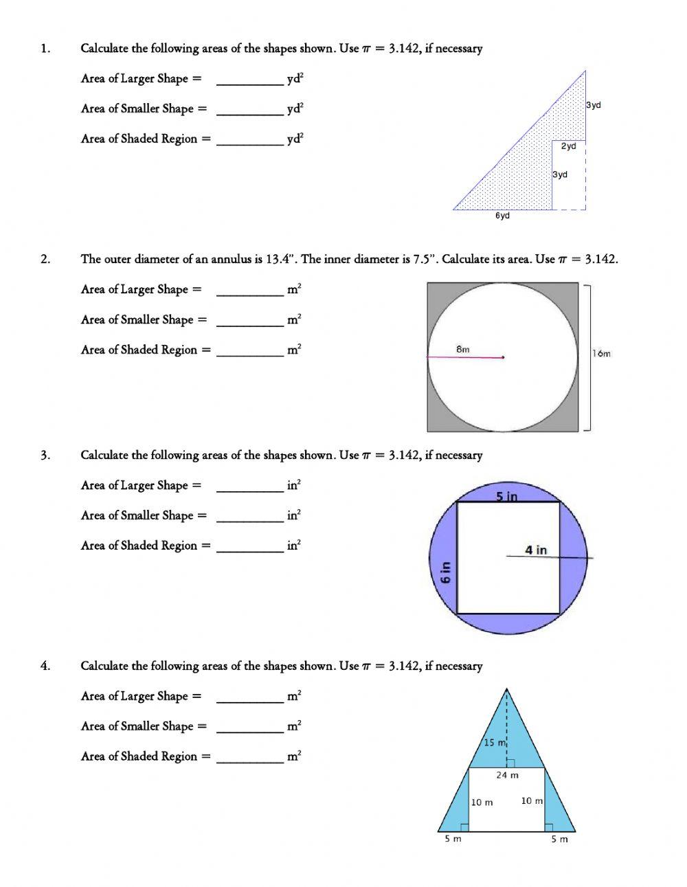 Calculating Shaded Regions 494081 James Wallace