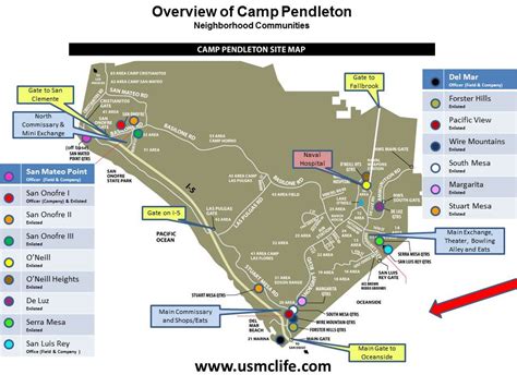 Camp Pendleton Unit Map