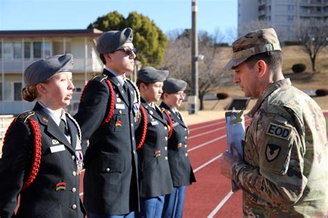 Camp Zama Jrotc Cadets Demonstrate Attention To Detail During In Ranks Inspection Article