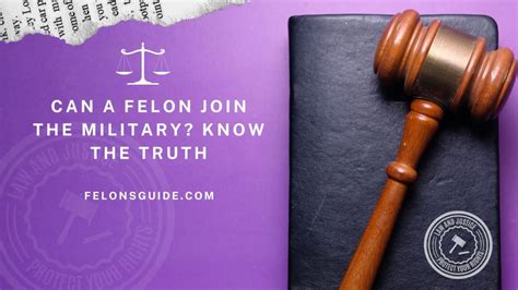 Can A Felon Join The Military Know The Truth Felons Guide