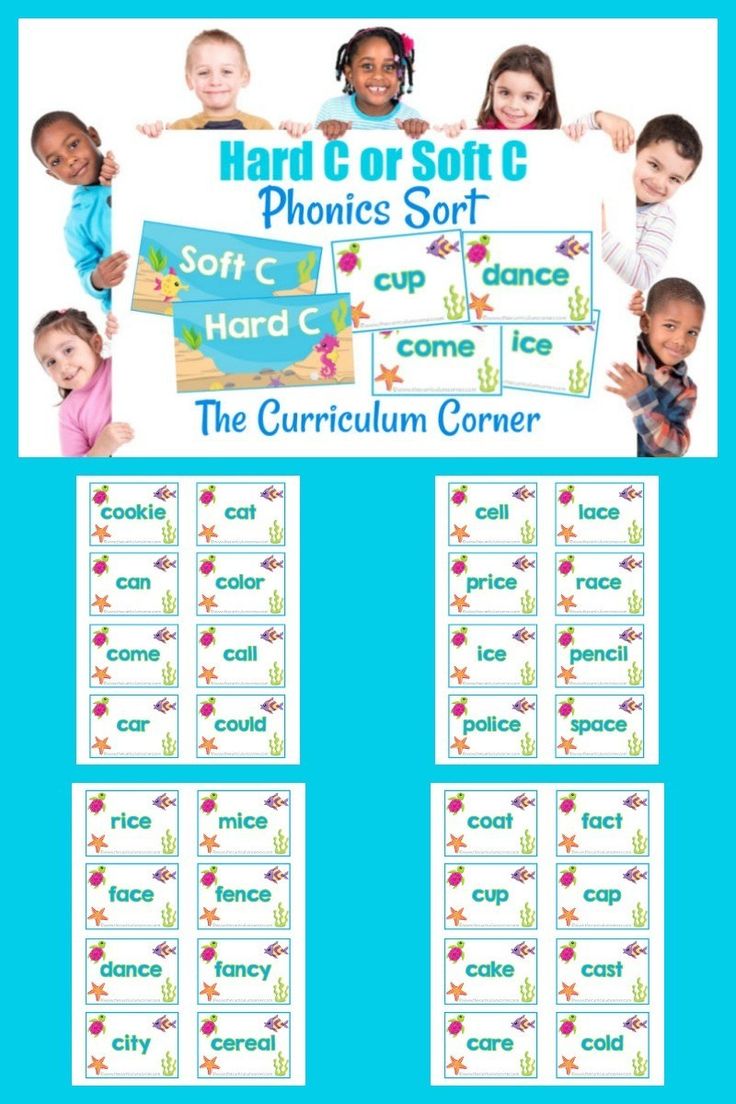 Can You See Hard And Soft C Phonics Kindergarten