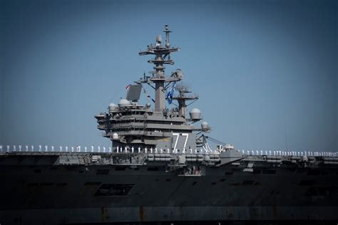 Carrier Uss George H W Bush Returns From 8 Month Mediterranean