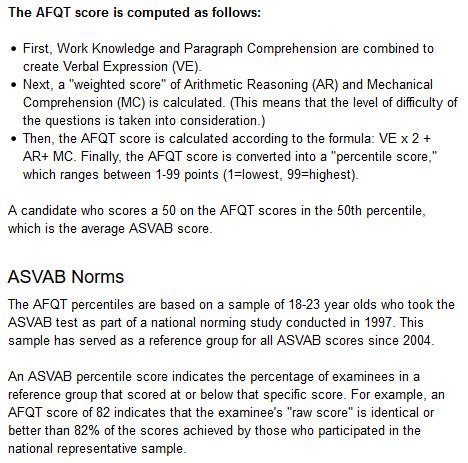 Cat Asvab Exam Info For Math Verbal Spatial Science Amp Technical Sections