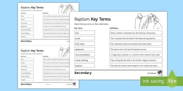 Catholic Baptism Worksheet Etsy