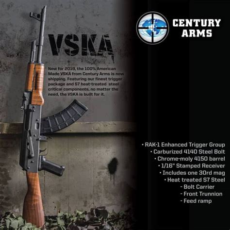 Century Arms Debuts The Heavy Duty Vska Ak Rifle