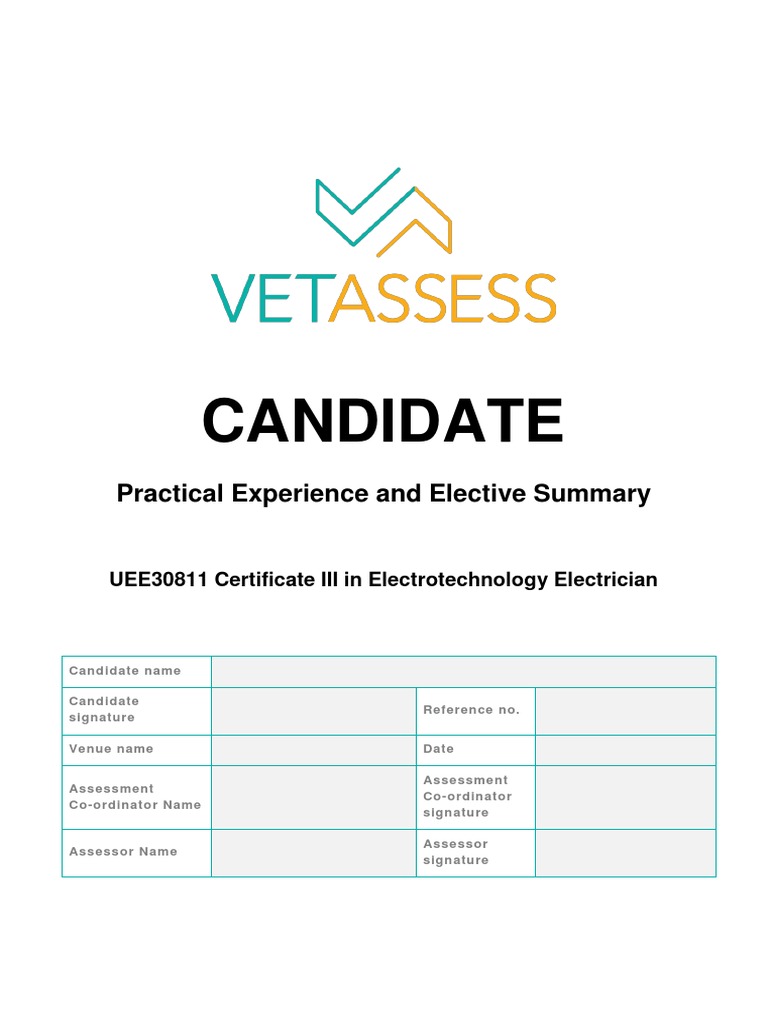 Certificate Iii Electrotechnology Electrician Uee30811 Apprentice