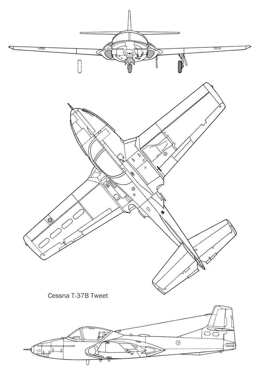 Cessna T 37 Tweet