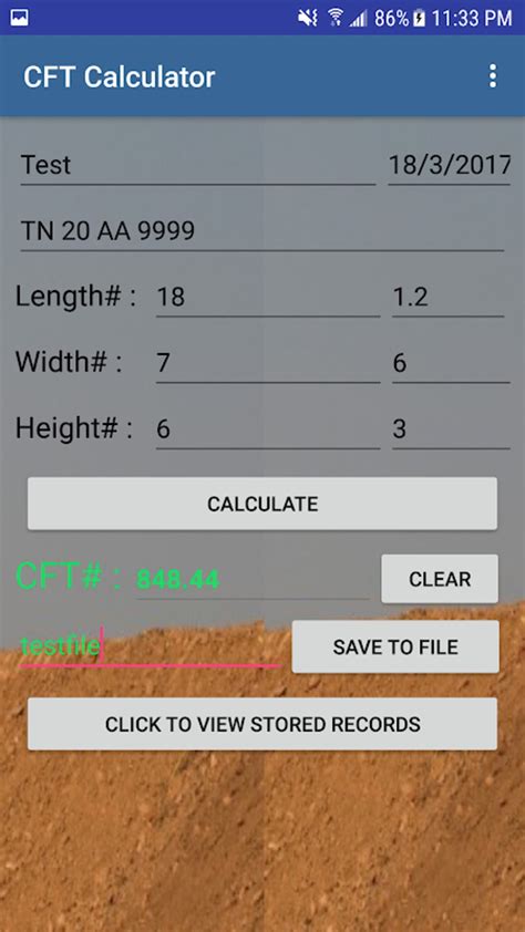 Cft Calculator Cubic Feet Apk For Android Download