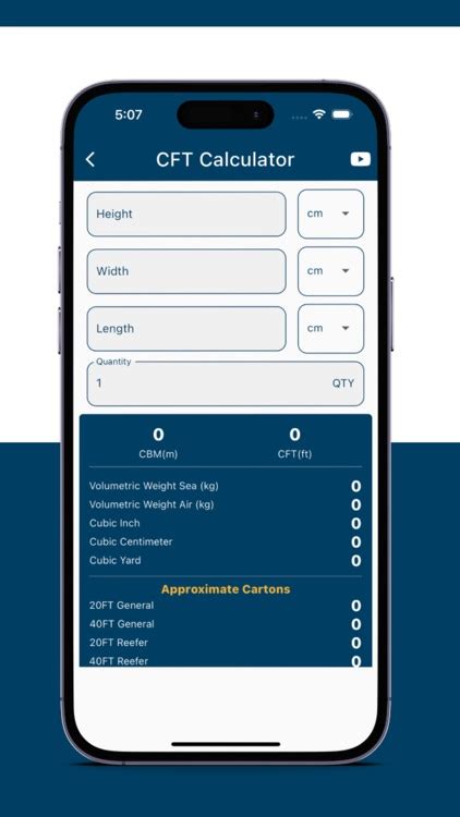 Cft Calculator Pro By Valaji Global