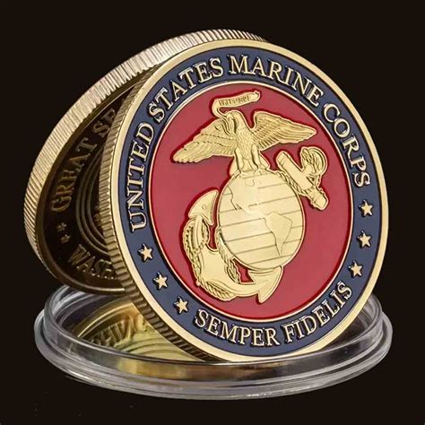 Challenge Coin Marine Corps Commemorative Coin Patriot Gear Usa American Outfitters