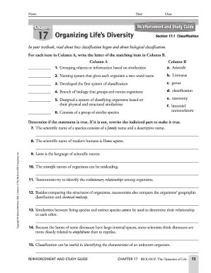 Biology Chapter 10 Dynamics of Life Worksheet Answers