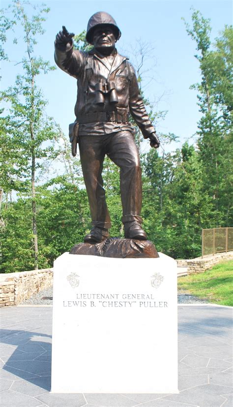 Chesty Puller Statue At The National Museum Of The Marine Corps Chesty Puller Marines Marine