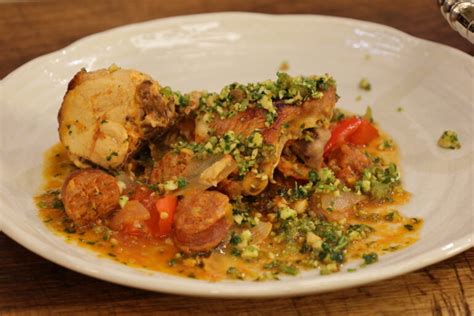 Chicken With Chorizo Tomato And Picada James Martin Chef