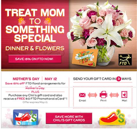 Chili S Ftd Mother S Day Coupon Code Al Com