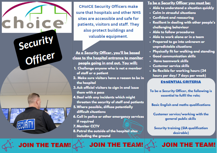 Choice Security Officer Roles