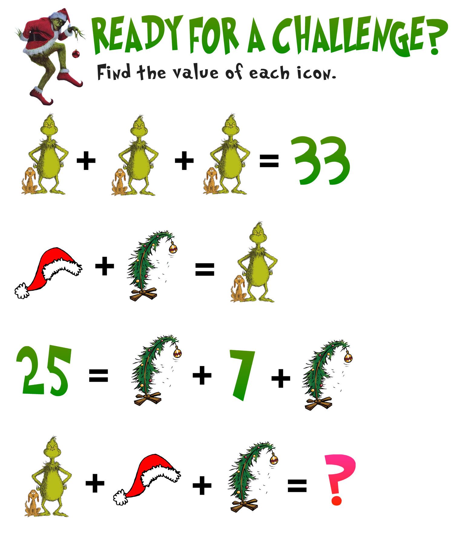 Christmas Activities 4Th Grade Christmas Math Games And Centers By Math