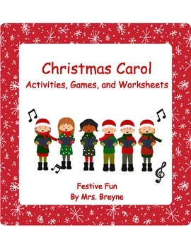 Christmas Carol Activities By Mrs Breyne Teachers Pay Teachers