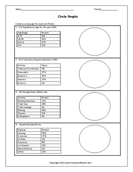 Circle Graphs Worksheets 7Th Grade Luxury 20 Circle Graphs Worksheets