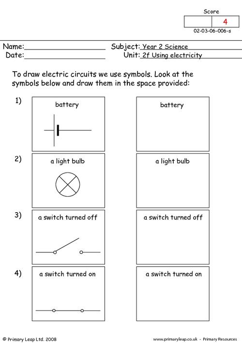 5 Easy Circuit Symbols Worksheet Answers Explained