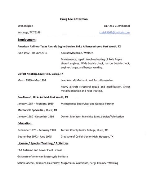 Ckitterman Resume Pdf