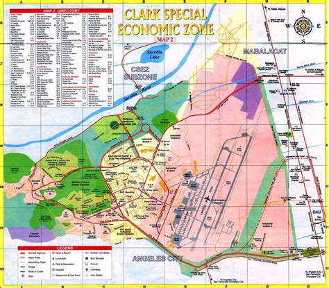 Clark Air Base Philippines Map