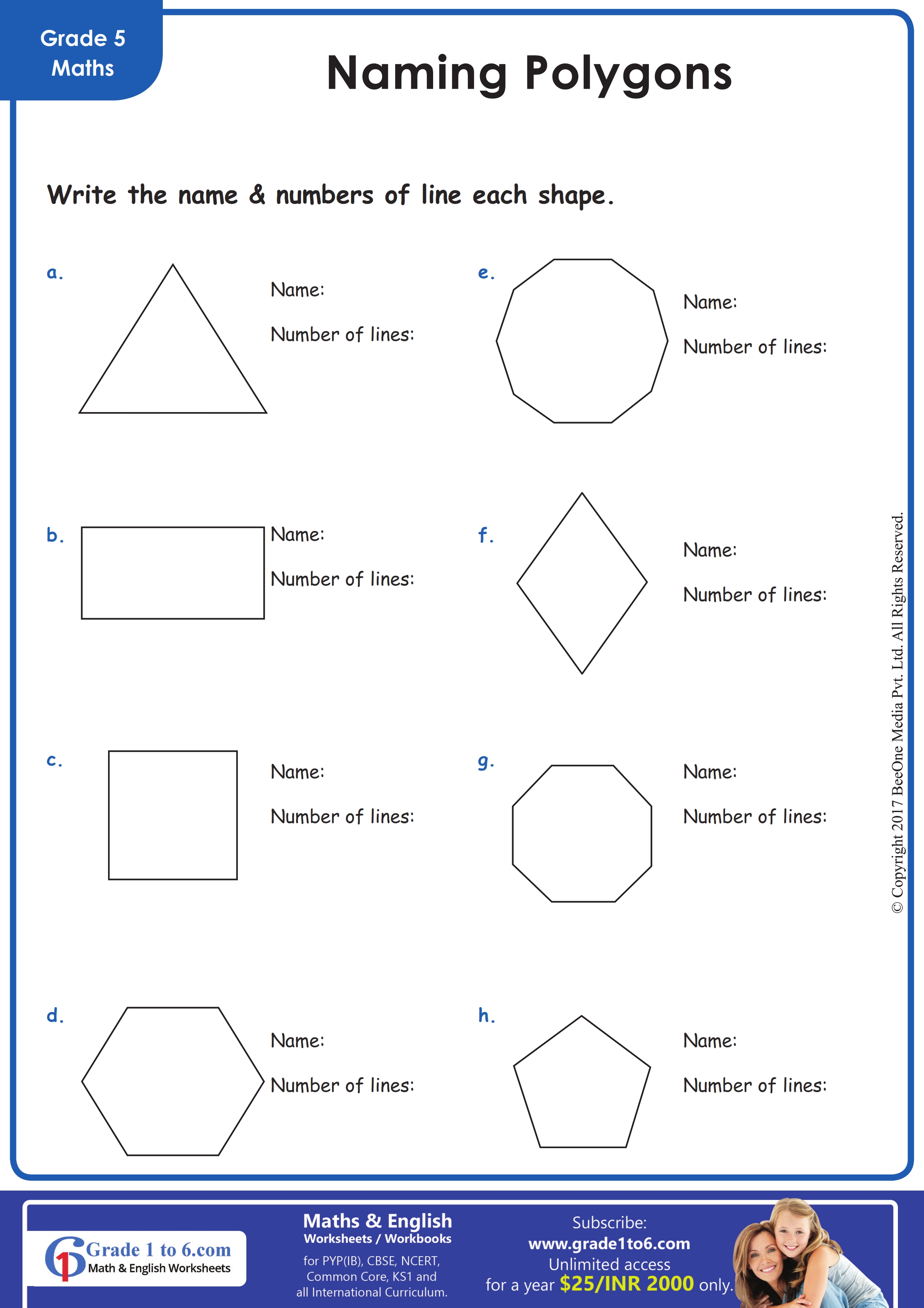 Classifying Polygons Worksheet Pdf Kidsworksheetfun