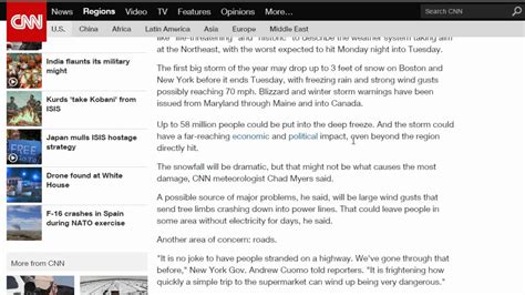 CNN News RSS Feed Update