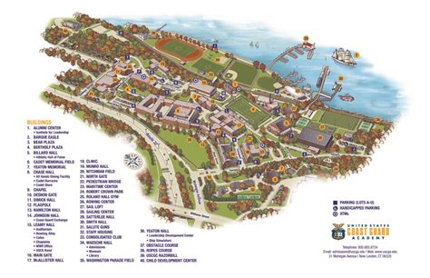 Coast Guard Academy Campus Map Elayne Marybelle