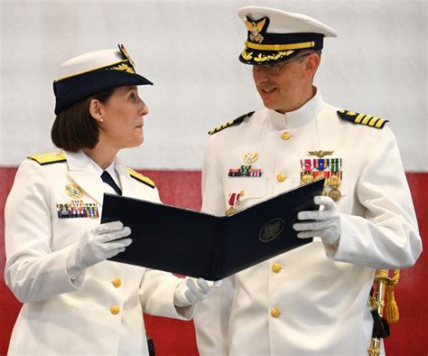 Coast Guard Base Kodiak Holds Change Of Command Ceremony United