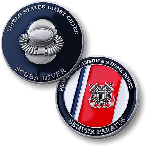 Coast Guard Scuba Diver Coin