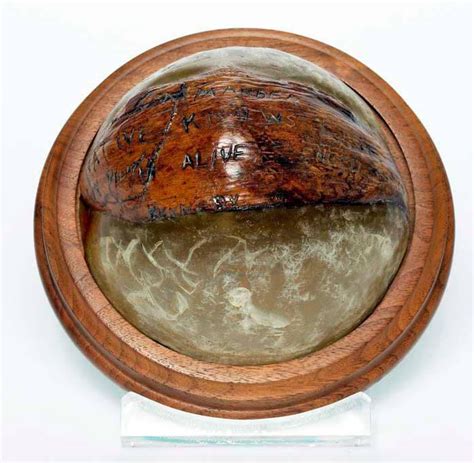 Coconut Shell Bearing Rescue Message All Artifacts The John F Kennedy Presidential Library