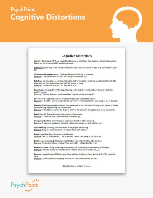 Master Cognitive Distortions with Our Easy Worksheet