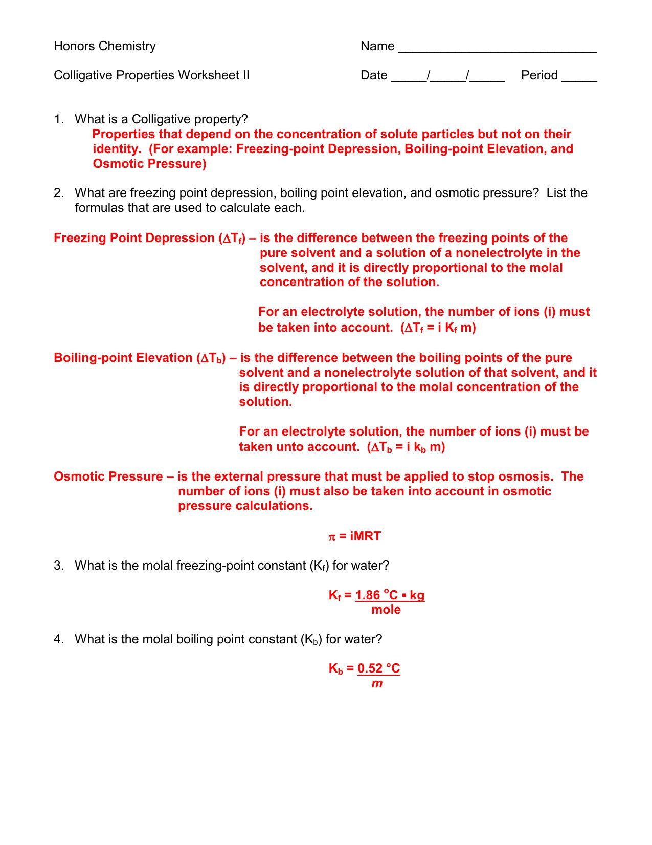 5 Ways Colligative Properties Impact Solutions