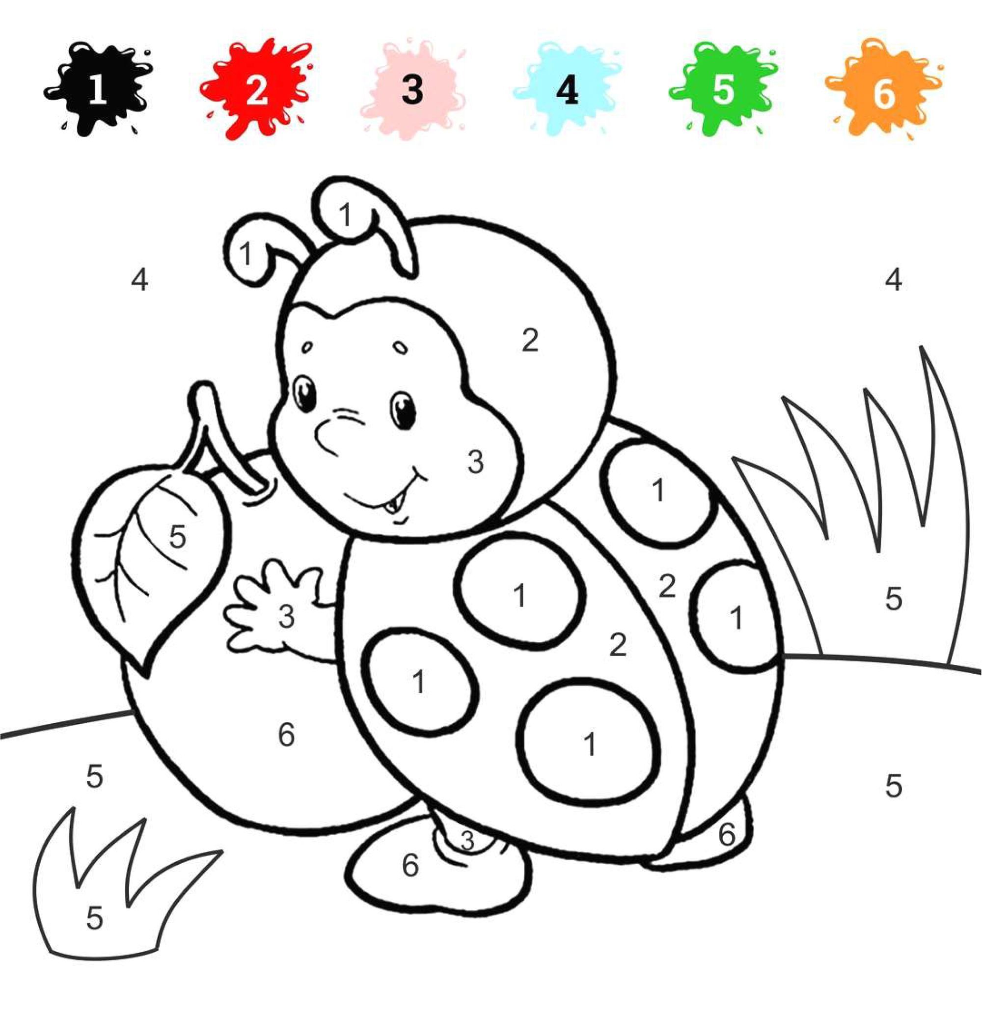 Color By Numbers Activity Pages For Kids Free Fun Coloring Pages