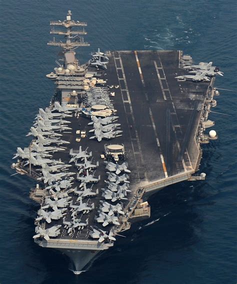 Combat Ships Associated With The Nuclear Aircraft Carrier Uss Nimitz Cvn 68 Aircraft Carriers