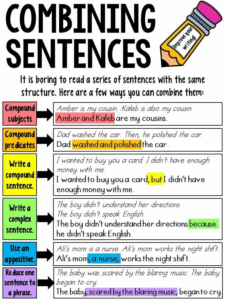 Combining Sentences Youtube